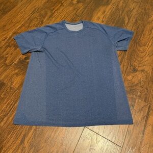 Lululemon men’s blue metal vent tech short sleeve shirt size XXL